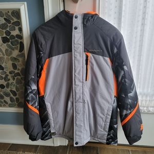 Boys ZeroXposur winter jacket size Large 14/16 orange/gray